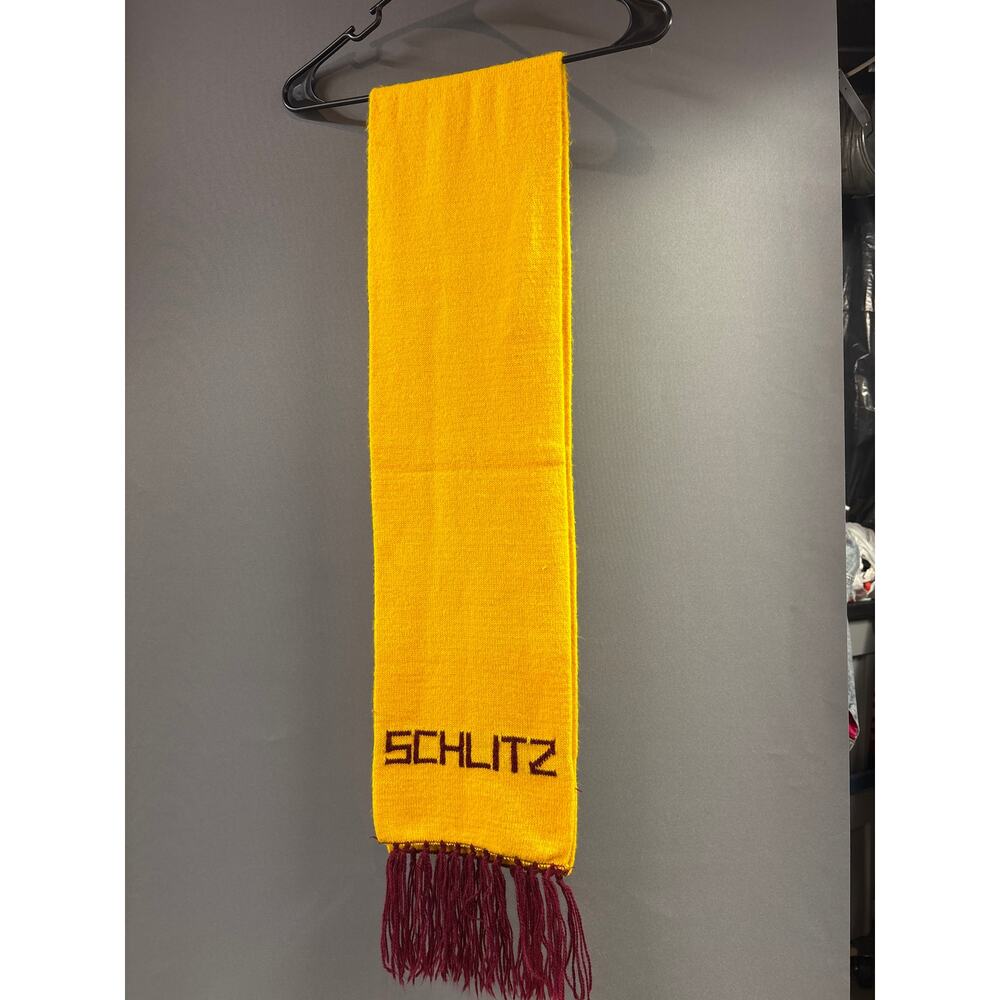 Vintage Schlitz Beer Memorabilia - acrylic scarf